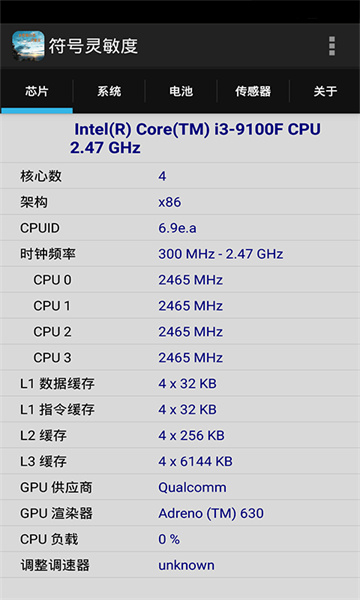 符号灵敏度1